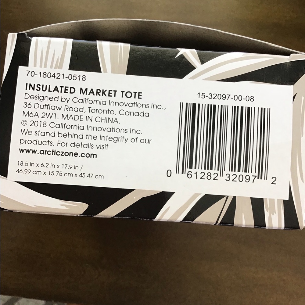 NWT Insulated Market Tote Bag